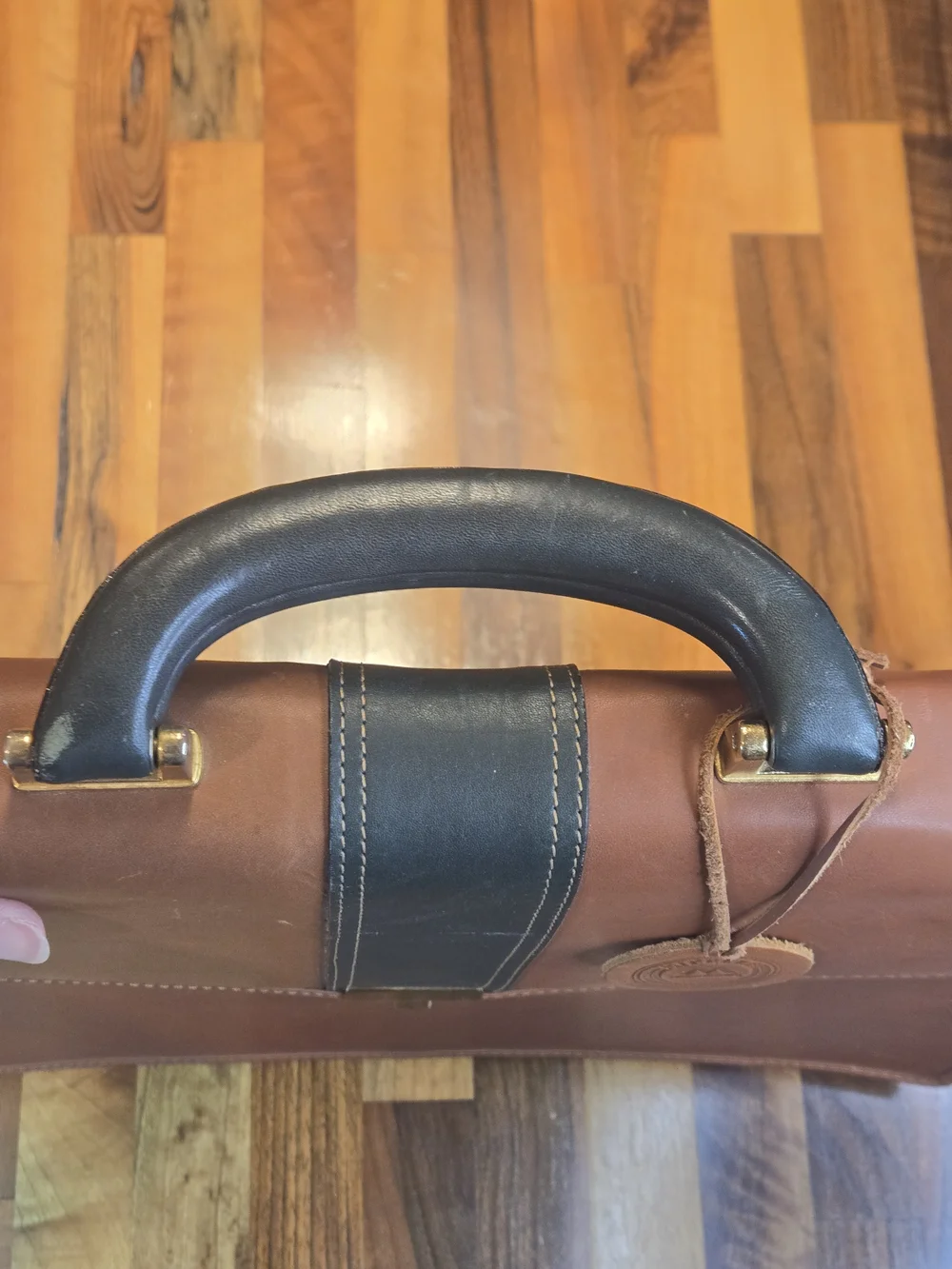 Mipelle Leather Briefcase 16.5
